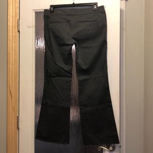 Gray pinstripe wide leg